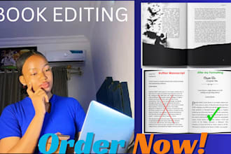 do book editing, rewrite document plagiarism check spelling error as book editor