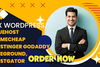 fix wordpress bluehost namecheap hostinger godaddy siteground, hostgator