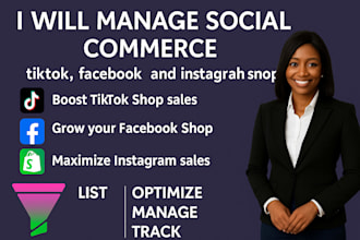 optimize and run your tiktok and facebook shop for ecommerce success