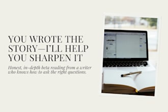 beta read your fiction manuscript and provide feedback