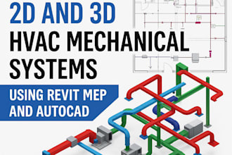 design 2d and 3d hvac mechanical systems using revit mep and autocad