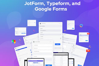 create professional google form, jotform, typeform surveys