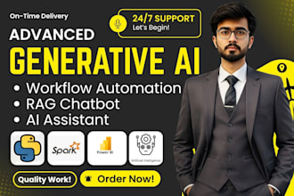 build generative ai, ai voice agent, rag chatbot, ai assistant using openai gpt