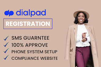 complete dialpad a2p 10dlc registration and edit your site for compliance
