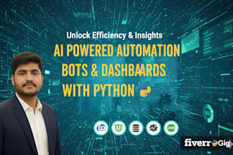 build an ai powered automation or dashboard with python