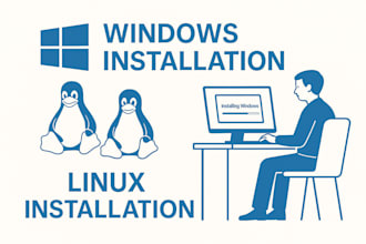 install windows or linux distros remotely