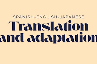 translate your content between spanish, english and japanese