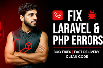 develop laravel web apps with mysql and frontend integration