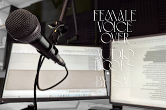 do voice over for your project and audiobooks