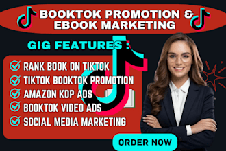 do book ads, influencer booktok, ebook tiktok marketing promote romance booktok