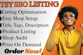 do etsy SEO listing etsy listing etsy rank product listing print on demand