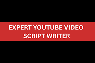 write a professional youtube video script