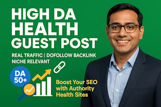provide health fitness guest post on high da dofollow link