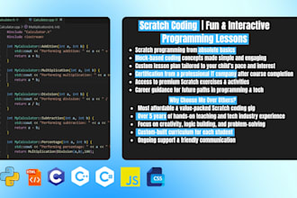 teach you programming concepts in cpp c python javascript