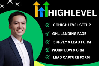gohighlevel survey lead capture forms ghl landing page integration website