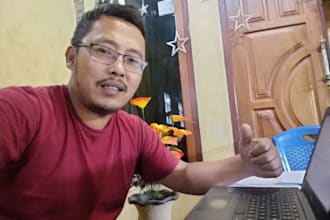 do translation english indonesia, logo design and data entry