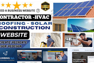 do property, construction website handyman, roofing, solar, electrician website