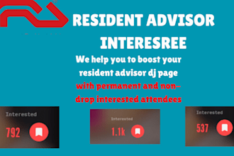 promote and boost your resident advisor event interested attendees