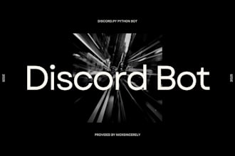 build you a custom discord bot