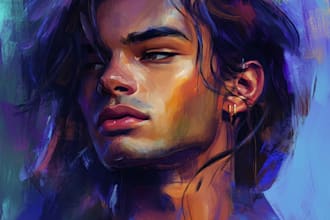 make your photo digital oil painting
