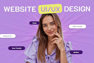 do figma website design and UI UX mockup