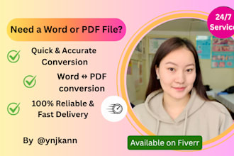 do fast and reliable word PDF file conversion