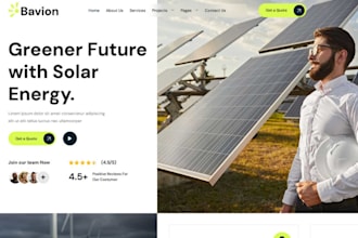 build squarespace solar energy website solar installation company website