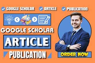 do google scholar article publication