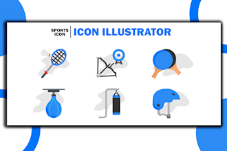 design awesome custom vector icons within 24hr