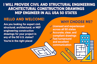 draw stamp architectural plan engineering drawing floor plan mep for city permit