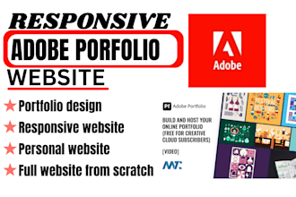 do modern adobe xd portfolio website UI UX design photoshop and figma