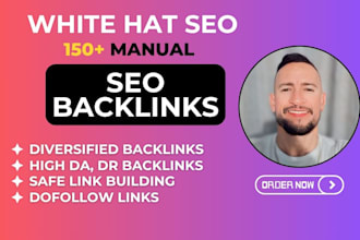 create SEO backlinks from high DR, high da domains