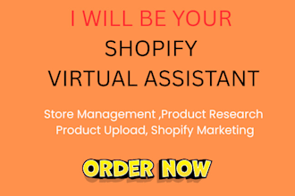 manage shopify store, get you sales,shopify virtual assistant,30k passive income