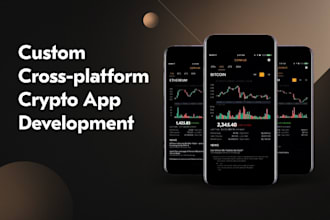 build custom crypto trading app for android and ios  with full backend
