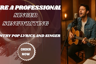 be your male country pop singer iyricist or singer songwriter