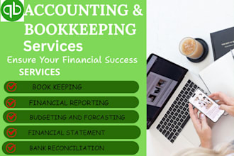 do bookkeeping and accounting in quickbooks, xero, wave