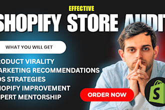 audit your shopify store and suggest effective strategies to boost sales