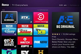 professional rebrand your roku channel, amazon tv, apple tv, fire tv, iptv