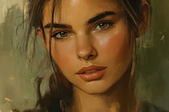 turn your picture into creative digital oil painting