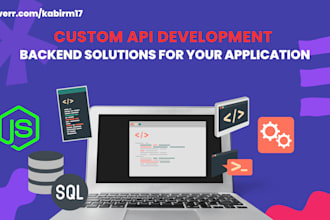 develop custom API with node js and postgresql database