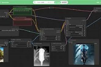 create comfyui stable diffusion workflow with controlnet, sdxl on runpod api
