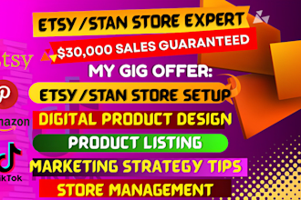 boost 7 figure stan store sales digital product etsy store marketing beacons ai