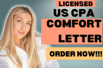 provide US CPA profit loss, CPA letter, audit financial statement, tax return