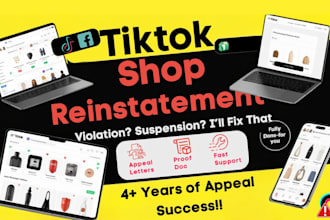 remove tiktok shop violation, suspension, tiktok reinstatement, appeal letter