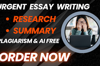 do urgent essay writing as an essay writer