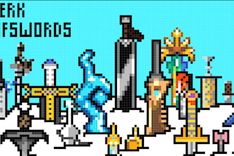 make creative pixel art