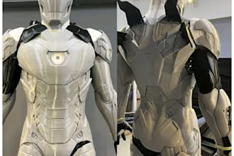 3d wearable cosplay creation, 3d armor, cosplay, 3d mask, helmet, 3d print props