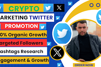 do crypto twitter x marketing and promotion for organic fast growth