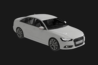 create 3d car model, 3d truck, 3d vehicle, sport car, fivem car for 3d printing