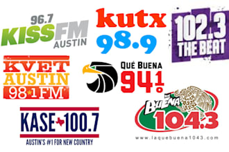 professionally advertise and promote your single, album on austin radio